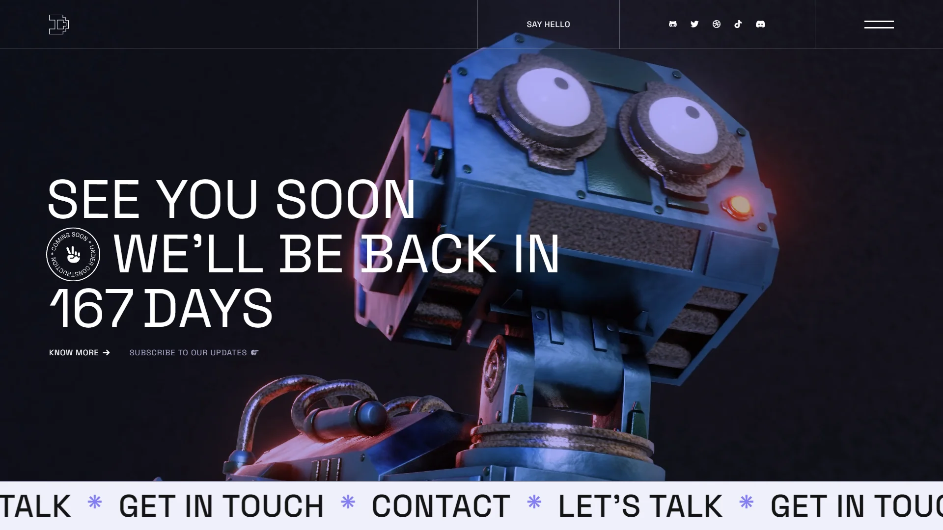 Ackley Coming Soon Template Preview Screen