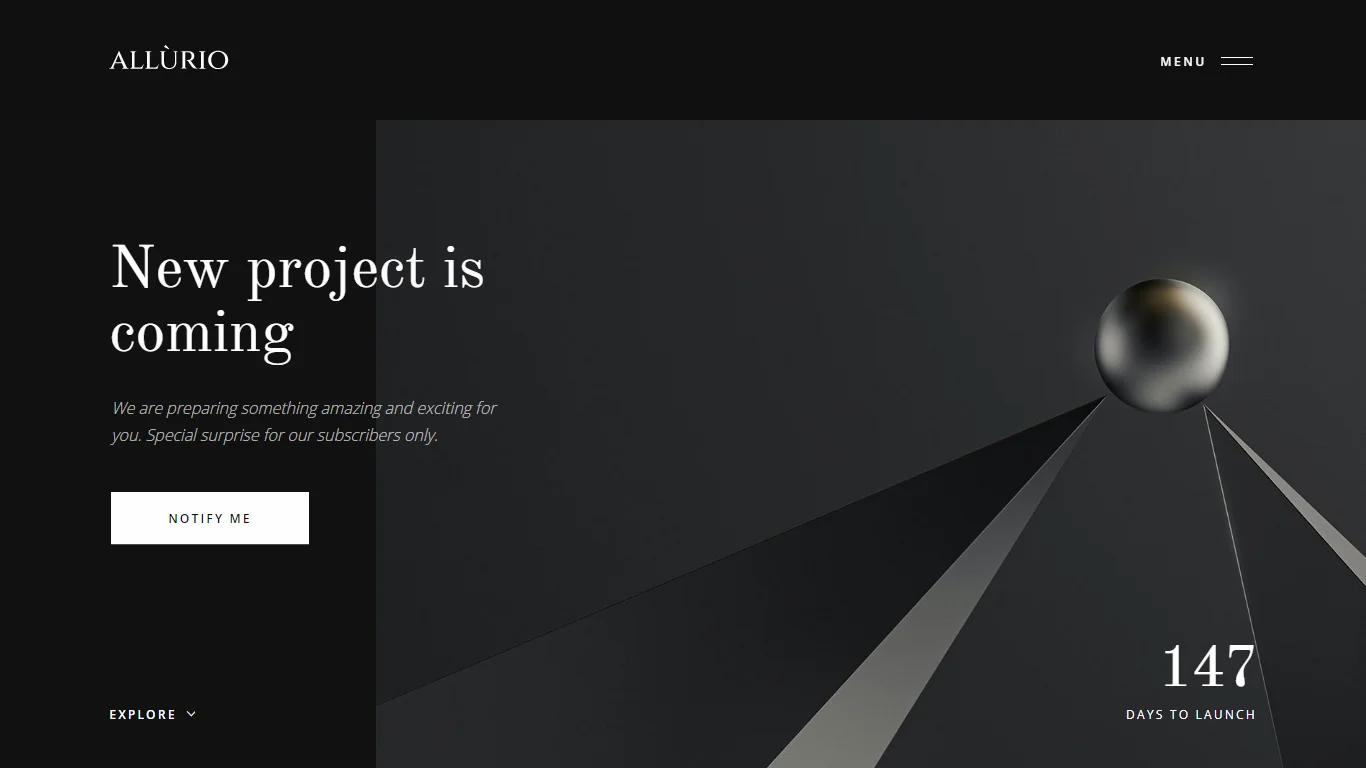 Beldon Coming Soon Template Preview Screen