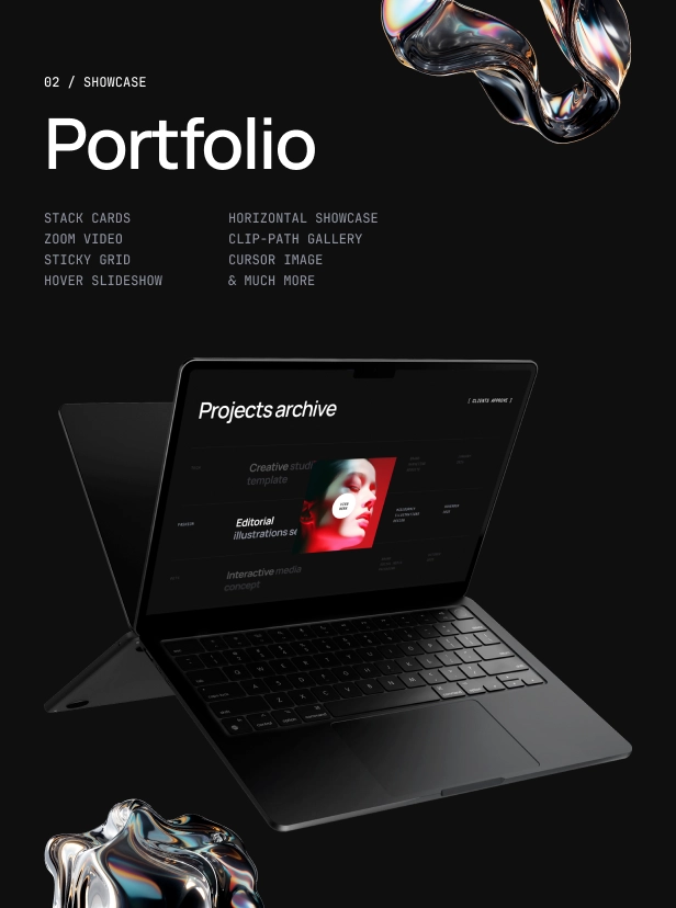 Azurio - Digital Agency & Personal Portfolio HTML Template