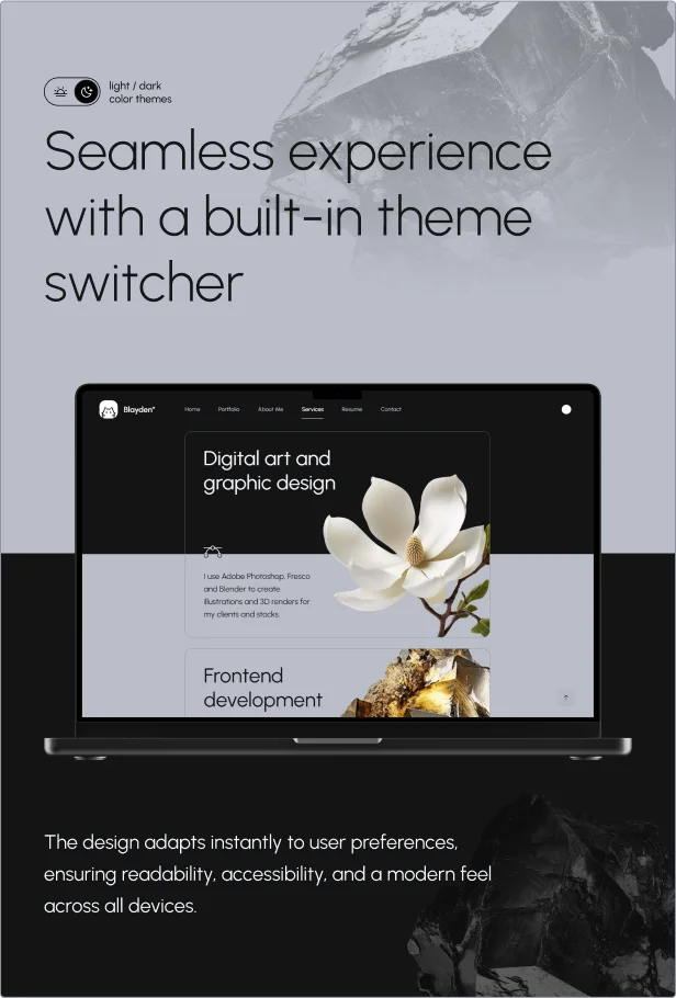 Blayden - Personal Portfolio & Resume HTML Template
