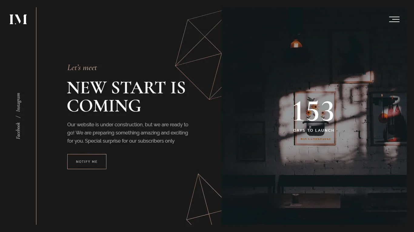 Imbue Coming Soon Template Preview Screen