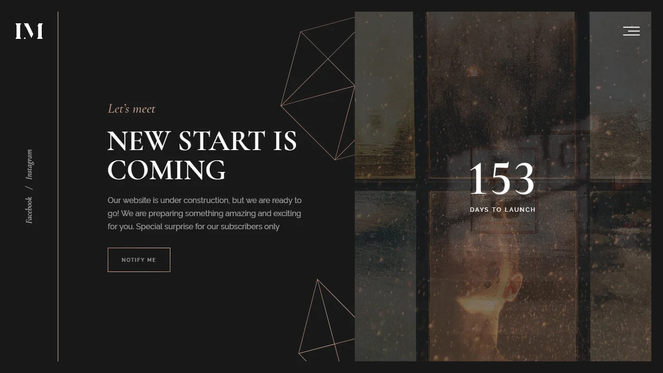 Imbue Coming Soon Template Preview Screen