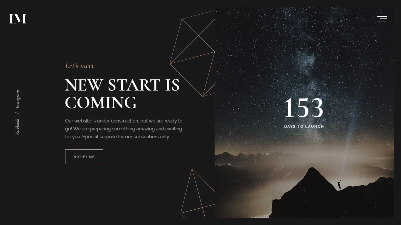 Imbue Coming Soon Template Preview Screen