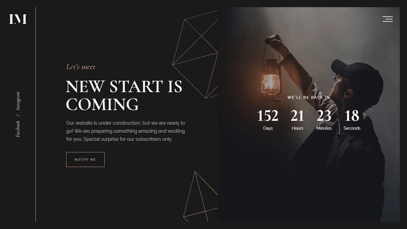 Imbue Coming Soon Template Preview Screen