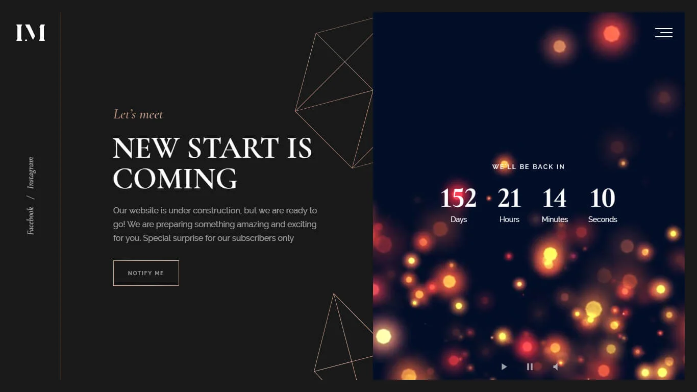 Imbue Coming Soon Template Preview Screen