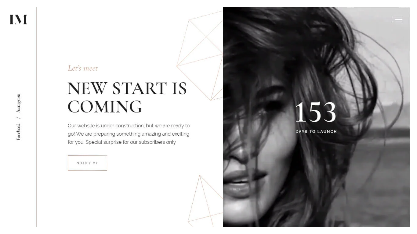 Imbue Coming Soon Template Preview Screen