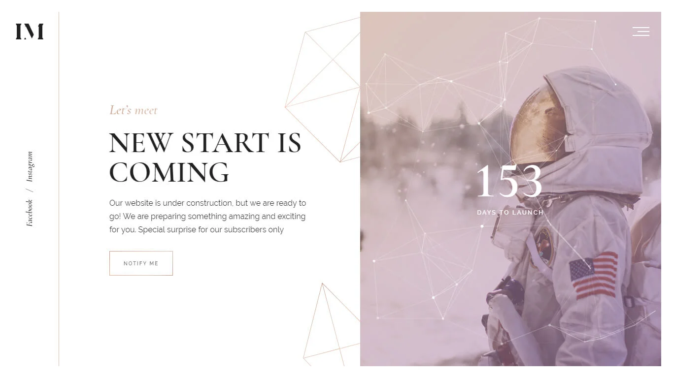 Imbue Coming Soon Template Preview Screen