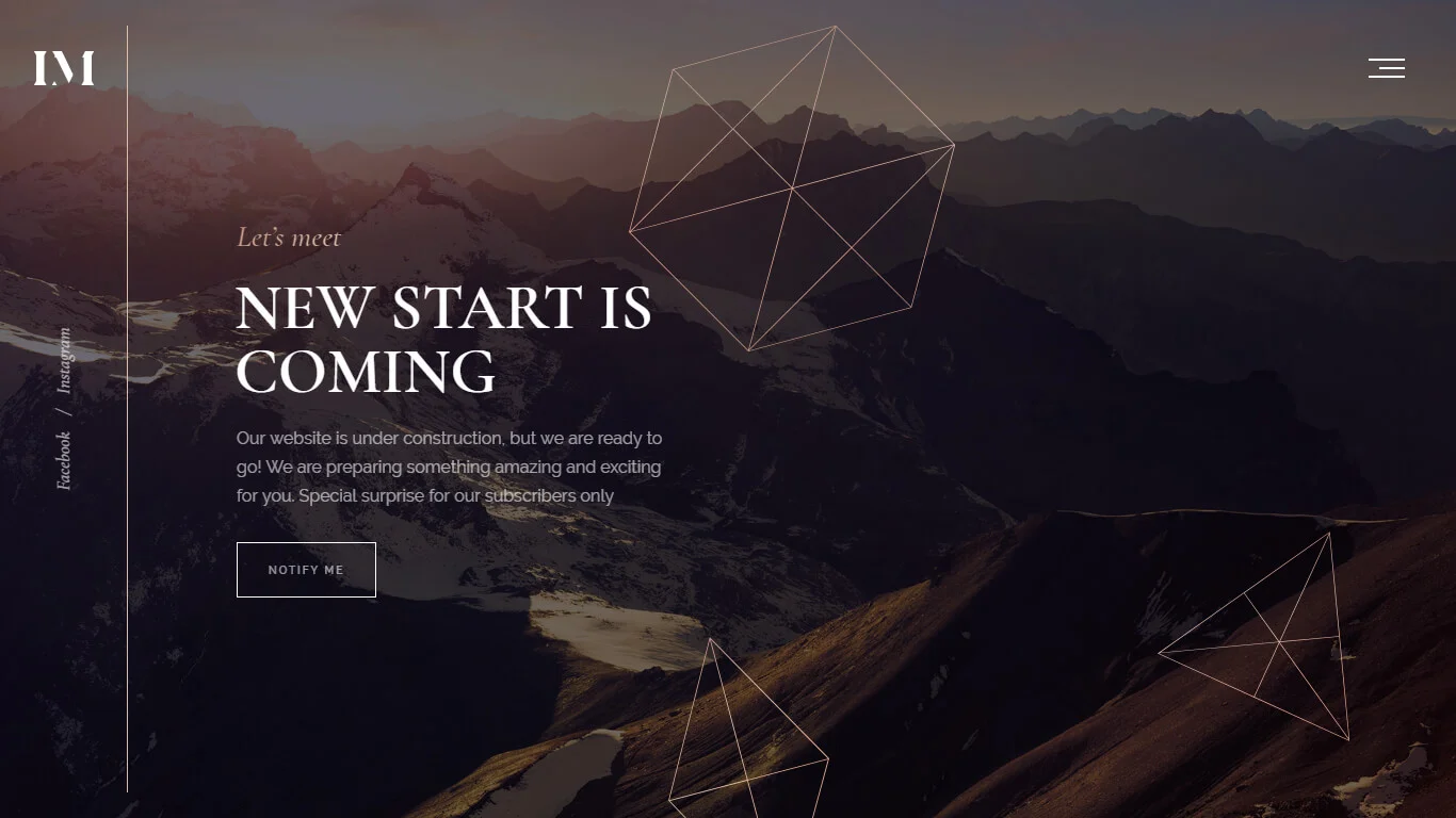 Imbue Coming Soon Template Preview Screen