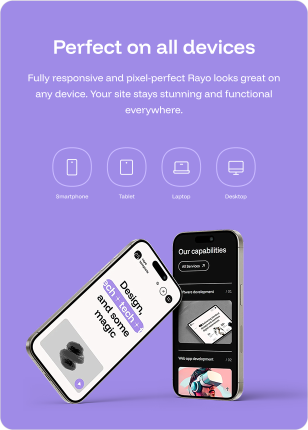 Rayo - Digital Agency & Personal Portfolio HTML Template