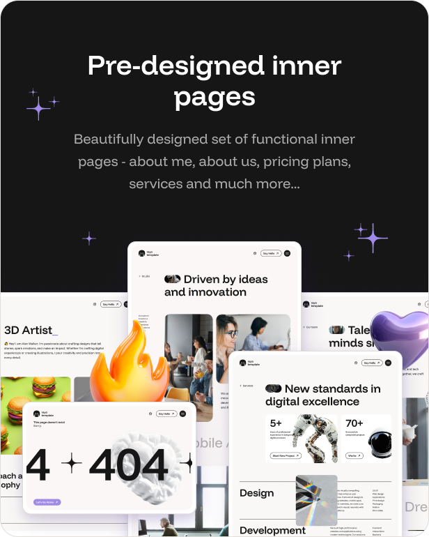 Rayo - Digital Agency & Personal Portfolio HTML Template